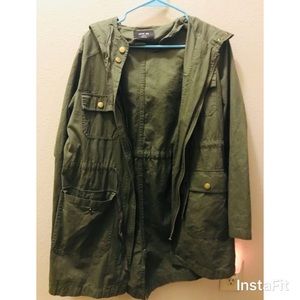 Green Trench Coat
